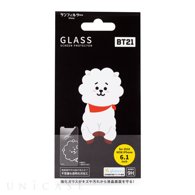 【iPhoneXR フィルム】BT21 強化ガラス (RJ)