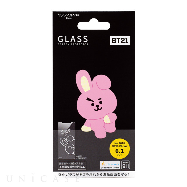 【iPhoneXR フィルム】BT21 強化ガラス (COOKY)