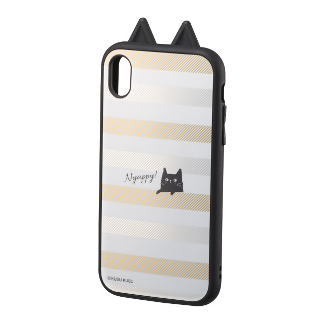 【iPhoneXR ケース】KUSUKUSU IJOY (ボーダーねこ)goods_nameサブ画像