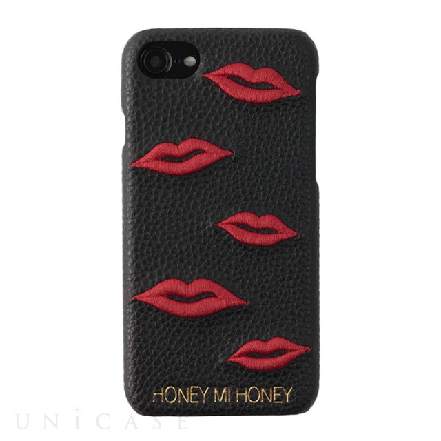 【iPhoneSE(第2世代)/8/7/6s/6 ケース】LIP iPhone case (BLK)