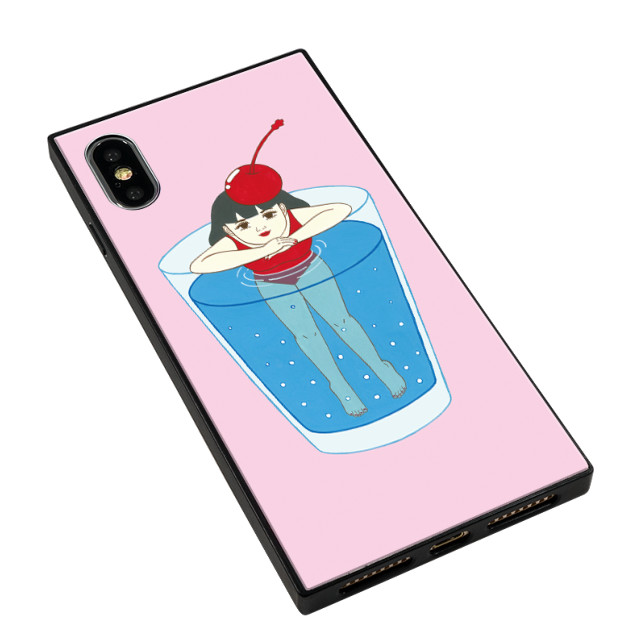 【iPhoneXS Max ケース】竹井千佳 スクエア型 ガラスケース (soda)goods_nameサブ画像