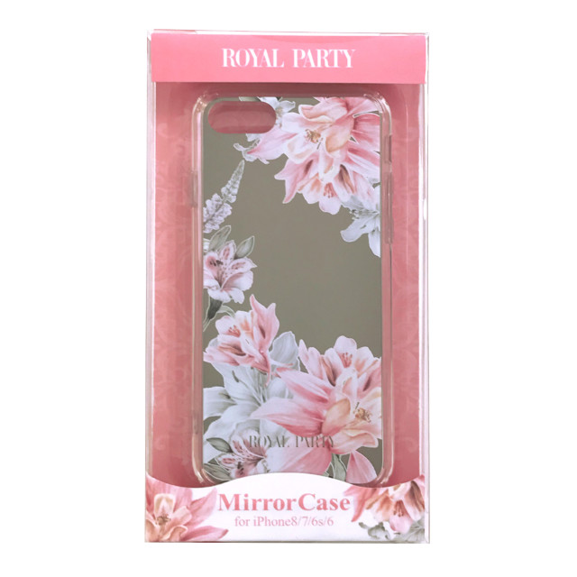 【iPhoneSE(第3/2世代)/8/7/6s/6 ケース】ROYAL PARTY ミラー背面ケース (フラワー/SILVER)goods_nameサブ画像