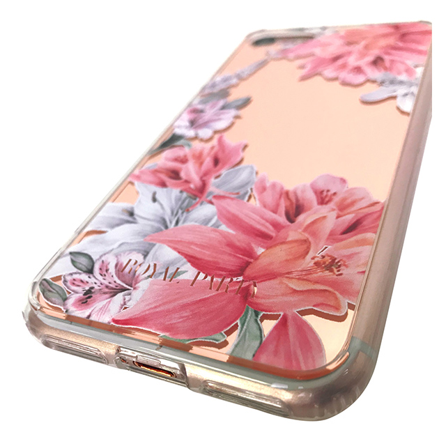 【iPhoneSE(第3/2世代)/8/7/6s/6 ケース】ROYAL PARTY ミラー背面ケース (フラワー/ROSE GOLD)goods_nameサブ画像