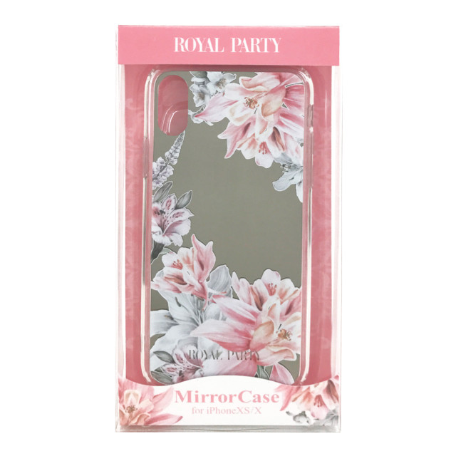 【iPhoneXS/X ケース】ROYAL PARTY ミラー背面ケース (フラワー/SILVER)サブ画像