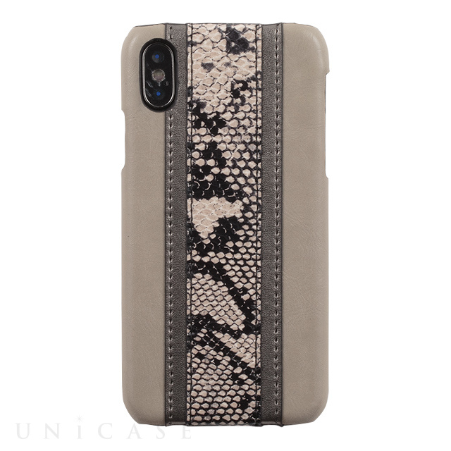 【iPhoneXS/X ケース】LINE PYTHON CASE (GRY)