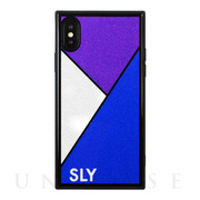 【iPhoneXS/X ケース】SLY 背面ケース (ラメガラス...