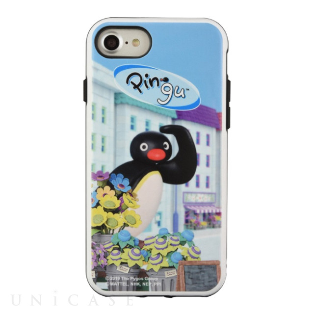 【iPhoneSE(第3/2世代)/8/7/6s/6 ケース】ピングー ハイブリッドケース (Pingu in The city)