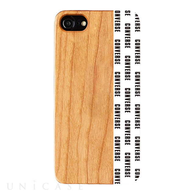 【iPhone8/7/6s/6 ケース】WOOD CASE (Pattern White)