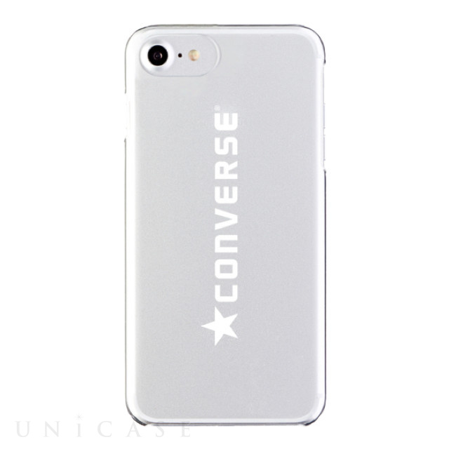 【iPhone8/7/6s/6 ケース】クリアケース (LOGO LARGE WHITE)