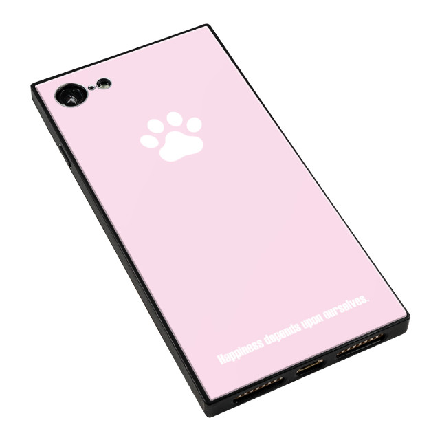 【iPhone8/7 ケース】anniv. スクエア型 ガラスケース (Pad PINK)サブ画像