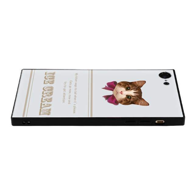 【iPhone8/7 ケース】anniv. スクエア型 ガラスケース (ribbon PINK)goods_nameサブ画像