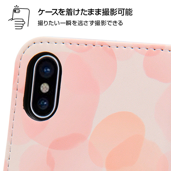 【iPhoneXS/X ケース】ディズニーキャラクター/手帳型アートケース マグネット (ミニーマウス16)サブ画像