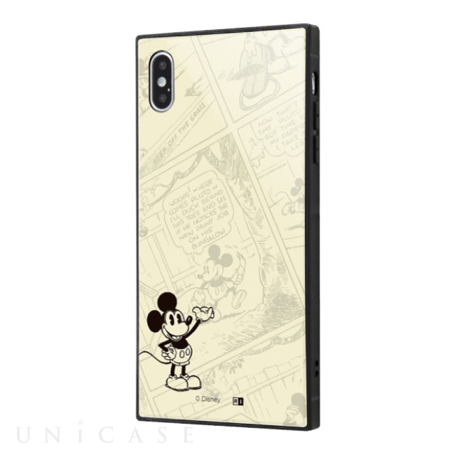 【iPhoneXS Max ケース】ディズニーキャラクター OTONA/耐衝撃ガラスケース KAKU (ミッキーマウス_26)