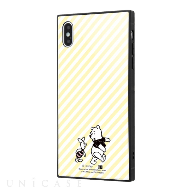 【iPhoneXS Max ケース】ディズニーキャラクター OTONA/耐衝撃ガラスケース KAKU (くまのプーさん_32)