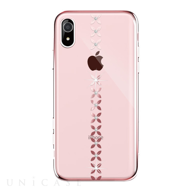 【iPhoneXR ケース】lucky star Crystal Case (Rose gold)