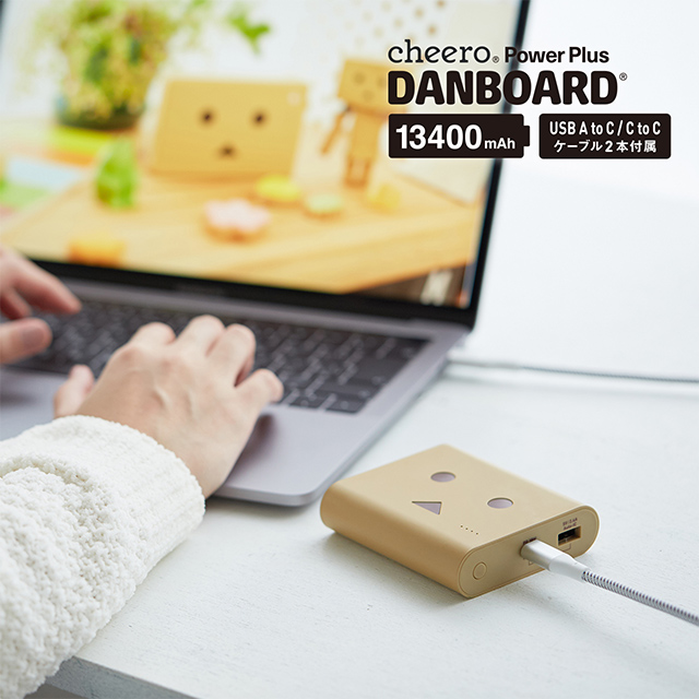 Power Plus DANBOARD 13400mAh PD18W (ライトブラウン)goods_nameサブ画像