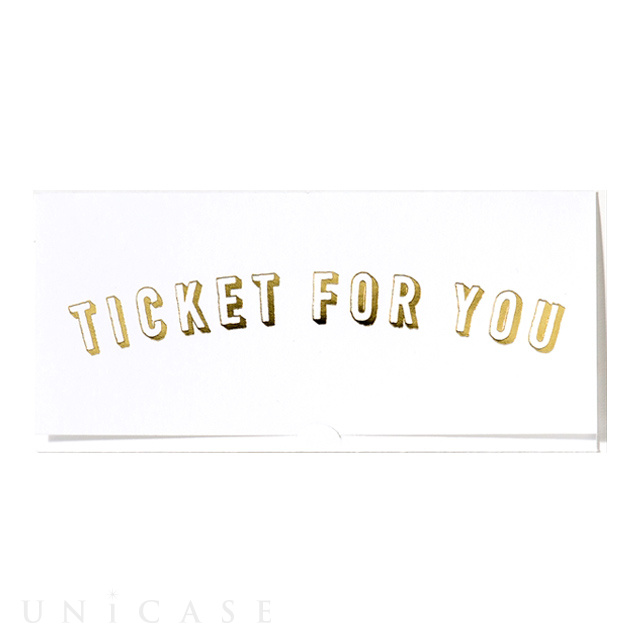 TICKET CARD (WHITE)