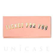 TICKET CARD (PINK)