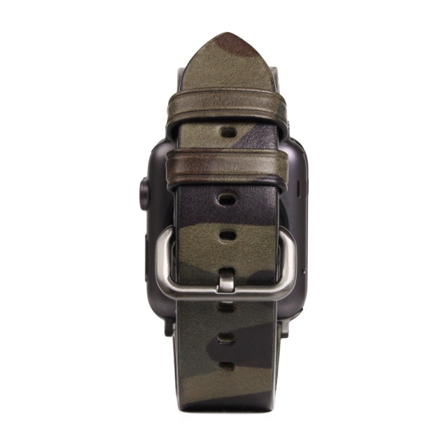 【Apple Watch バンド 44/42mm】Italian Camo Leather (カーキ) for Apple Watch Series4/3/2/1サブ画像