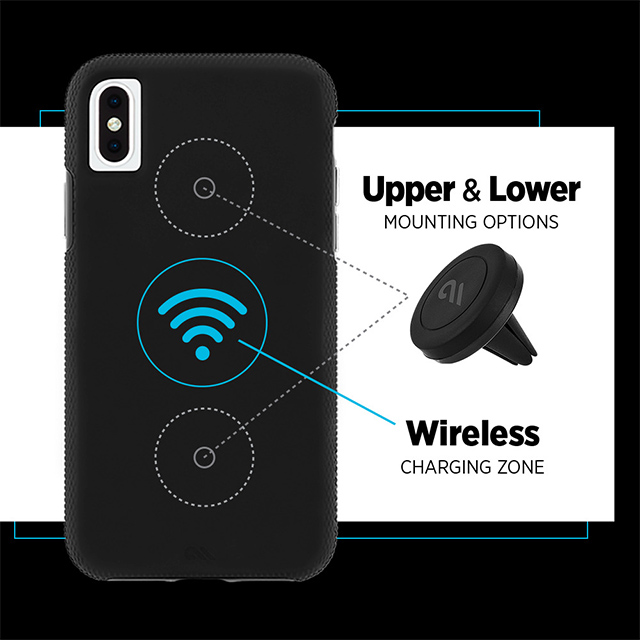 【iPhoneXS Max ケース】Car Case with Car Vent Mount (Black/Black)サブ画像