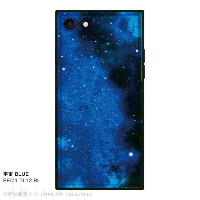 【iPhoneSE(第3/2世代)/8/7 ケース】TILE 宇宙 (BLUE)