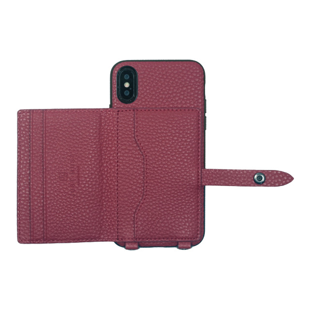 【iPhoneXS/X ケース】POCHETTE ネックストラップケース (RoseRed)goods_nameサブ画像