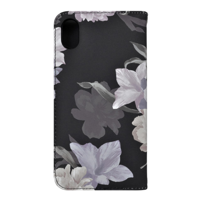 【iPhoneXS/X ケース】rienda 手帳ケース (全面/Layer Flower/ブラック)goods_nameサブ画像