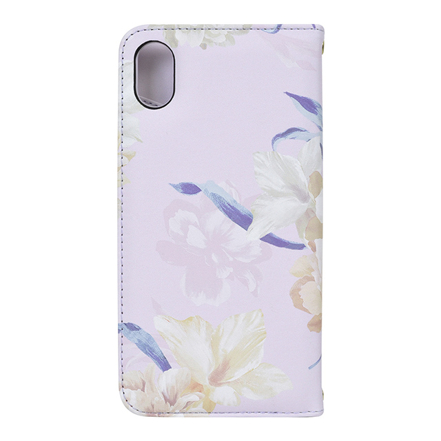 【iPhoneXS/X ケース】rienda 手帳ケース (全面/Layer Flower/パープル)goods_nameサブ画像