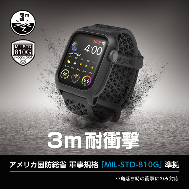 【Apple Watch ケース 44mm】耐衝撃ケース (ブラック) for Apple Watch SE(第1世代)/Series6/5/4goods_nameサブ画像