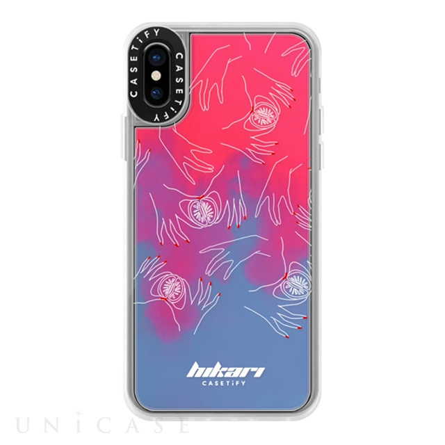 【iPhoneXS/X ケース】Dirty Jokes Neon Sand Case (Handy Dandy)