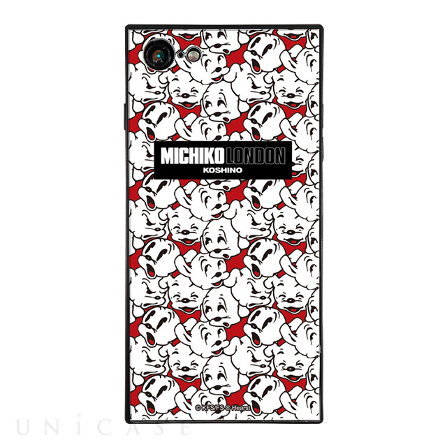 【iPhone8/7 ケース】MICHIKO LONDON×Betty Boop スクエア型 ガラスケース (cutie pudgy)