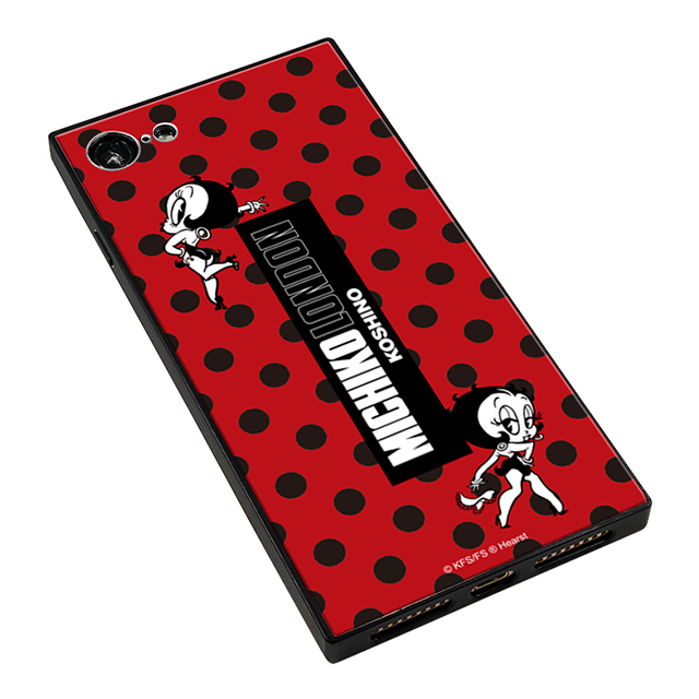 【iPhone8/7 ケース】MICHIKO LONDON×Betty Boop スクエア型 ガラスケース (retro dot)goods_nameサブ画像