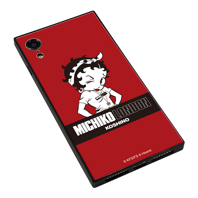 【iPhoneXR ケース】MICHIKO LONDON×Betty Boop スクエア型 ガラスケース (street style)goods_nameサブ画像