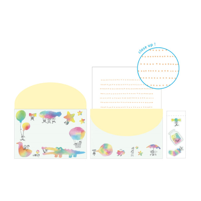 AIUEO Letter set (CHIBIしゃぼん)サブ画像