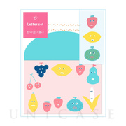 AIUEO Letter set (FRUITSCHAN)