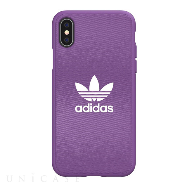 【iPhoneXS/X ケース】adicolor Moulded Case (active purple)