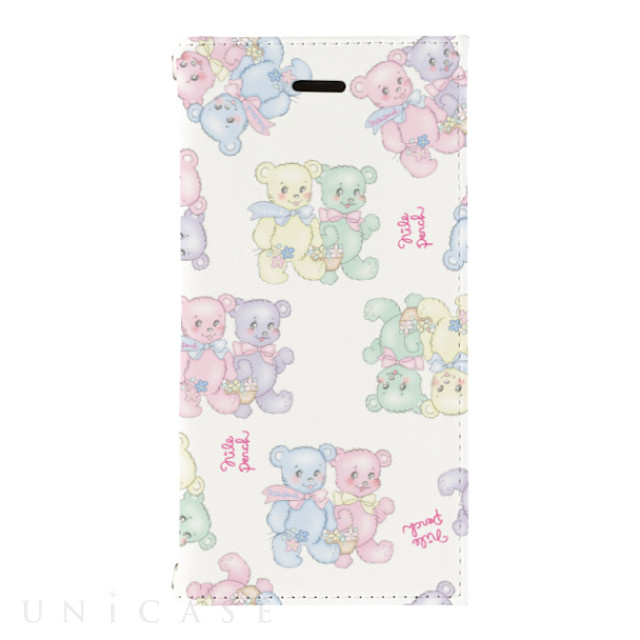 【iPhone8/7/6s/6 ケース】Nile Perch×Gizmobies 手帳型ケース (OSANPO KUMA WH)