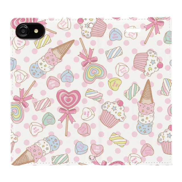 【iPhone8/7/6s/6 ケース】Nile Perch×Gizmobies 手帳型ケース (SWEETS POP DOT)goods_nameサブ画像