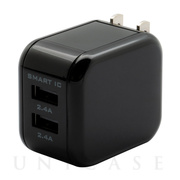 AC-USB充電器 USB×2 合計4.8A(2.4A＋2.4A...