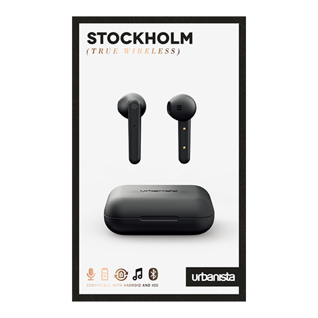 完全ワイヤレスイヤホン】Stockholm True Wireless (Black) urbanista