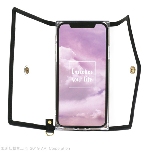 【iPhoneXS/X ケース】CLEAR POUCH (BLACK)goods_nameサブ画像