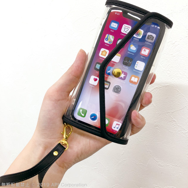 【iPhoneXS/X ケース】CLEAR POUCH (BLACK)goods_nameサブ画像