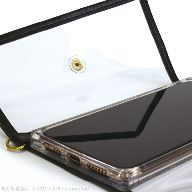 【iPhoneXS/X ケース】CLEAR POUCH (BLACK)サブ画像