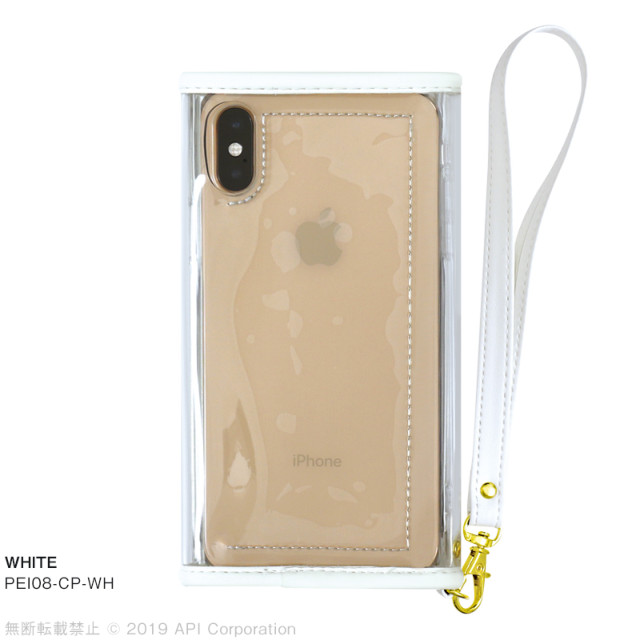 【iPhoneXS/X ケース】CLEAR POUCH (WHITE)goods_nameサブ画像