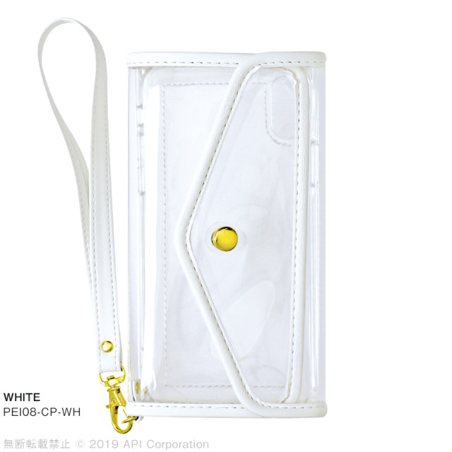 【iPhoneXS/X ケース】CLEAR POUCH (WHITE)サブ画像