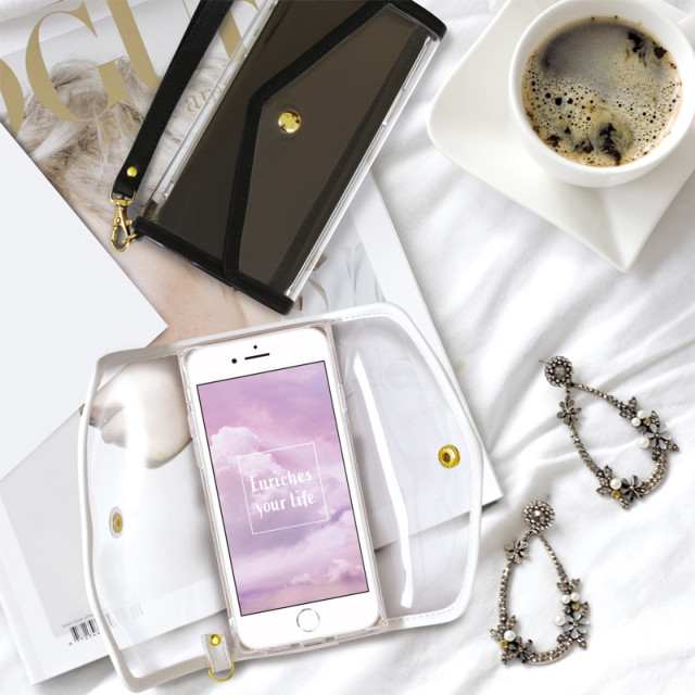 【iPhoneXS/X ケース】CLEAR POUCH (WHITE)goods_nameサブ画像