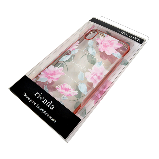 【iPhoneXR ケース】rienda メッキクリアケース (Lace Flower/ピンク)goods_nameサブ画像