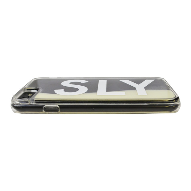 【iPhoneSE(第3/2世代)/8/7/6s/6 ケース】SLY ネオンサンドケース (LOGO/ホワイト×ブラック)サブ画像