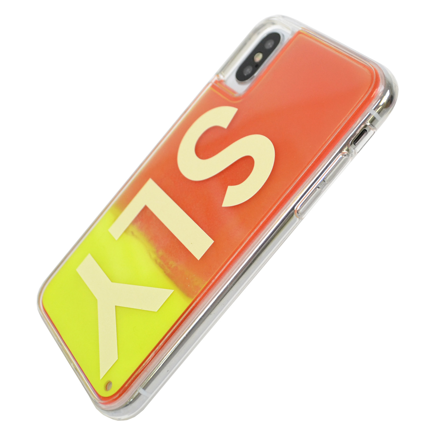 【iPhoneXS/X ケース】SLY ネオンサンドケース (LOGO/イエロー×レッド)サブ画像