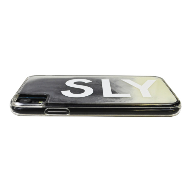 【iPhoneXR ケース】SLY ネオンサンドケース (LOGO/ホワイト×ブラック)サブ画像